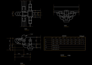 Hall Cad block and details download
